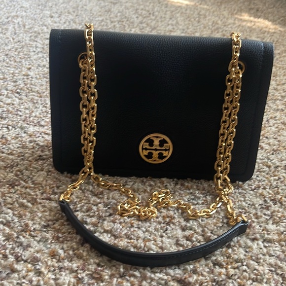 Tory Burch Black Leather Shoulder Bag - Picture 4 of 7